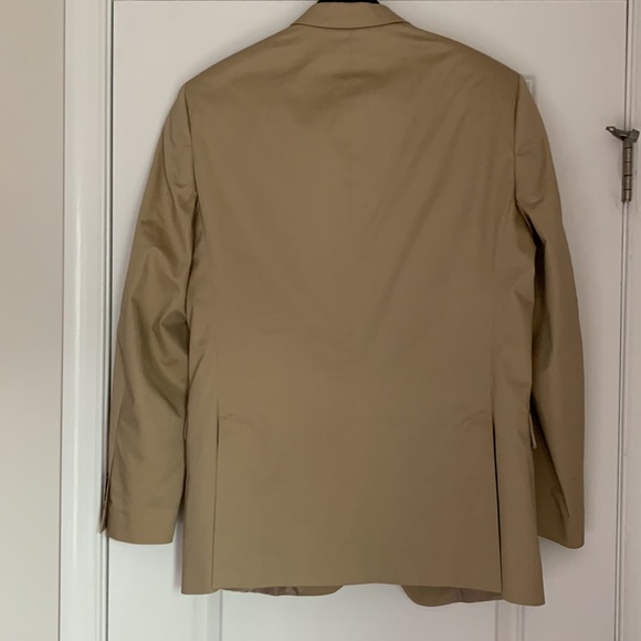 Tommy Hilfiger 2 button khaki blazer size L42 98% cotton 2% spandex - Picture 6 of 7